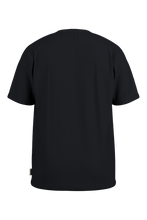 Laden Sie das Bild in den Galerie-Viewer, RavanoM. Wood Cotton Tee deep black Maloja