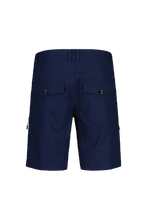 Laden Sie das Bild in den Galerie-Viewer, CrosaM. Organic Hemp Stretch Shorts night sky Maloja