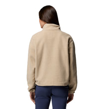 Laden Sie das Bild in den Galerie-Viewer, Columbia Helvetia II gecropptes Sherpa Half Snap Fleece – Ancient Fossil, Dark Stone, Chalk