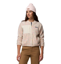 Laden Sie das Bild in den Galerie-Viewer, Columbia Stellar Path Fleece Bomber Jacke – Chalk