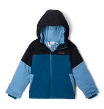 Laden Sie das Bild in den Galerie-Viewer, Columbia Liftline Jacket – Phoenix Blue, Black, Rainy Day