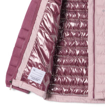 Laden Sie das Bild in den Galerie-Viewer, Columbia Powder Lite II isolierte Jacke mit Kapuze – Mineral Pink, Antique Mauve
