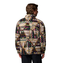 Laden Sie das Bild in den Galerie-Viewer, Columbia Helvetia II Half Snap Fleece Printed – Black Geomix
