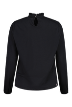 Laden Sie das Bild in den Galerie-Viewer, UllyM. Traceable BioRe Longsleeve deep black Maloja
