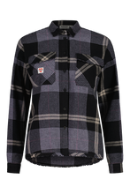 Laden Sie das Bild in den Galerie-Viewer, MaloM. Organic Flannel Shirt shaded purple multi Maloja
