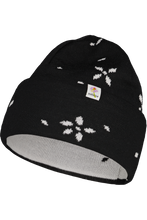 Laden Sie das Bild in den Galerie-Viewer, TiserM. Beanie deep black leaves Maloja
