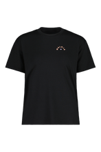 Laden Sie das Bild in den Galerie-Viewer, FreihutM. Cycle Tee deep black Maloja
