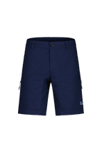 Laden Sie das Bild in den Galerie-Viewer, CrosaM. Organic Hemp Stretch Shorts night sky Maloja
