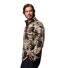 Laden Sie das Bild in den Galerie-Viewer, Columbia Helvetia II Half Snap Fleece Printed – Black Geomix
