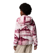 Laden Sie das Bild in den Galerie-Viewer, Columbia Helvetia II Sherpa Fleece Hoodie mit Print – Antique Mauve, Summits

