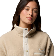 Laden Sie das Bild in den Galerie-Viewer, Columbia Helvetia II gecropptes Sherpa Half Snap Fleece – Ancient Fossil, Dark Stone, Chalk
