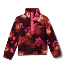 Laden Sie das Bild in den Galerie-Viewer, Columbia Helvetia II Printed Half Snap Fleece – Red Oxide Dye Flower, Nico
