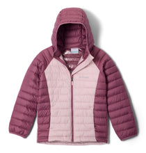 Laden Sie das Bild in den Galerie-Viewer, Columbia Powder Lite II isolierte Jacke mit Kapuze – Mineral Pink, Antique Mauve
