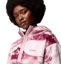 Laden Sie das Bild in den Galerie-Viewer, Columbia Helvetia II Sherpa Fleece Hoodie mit Print – Antique Mauve, Summits
