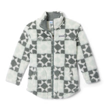 Laden Sie das Bild in den Galerie-Viewer, Columbia West Bend Fleece Jacke mit Print – Tea Light Cozy Quilt
