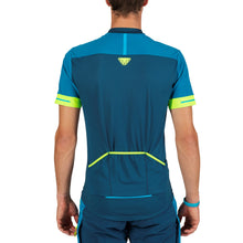 Načíst obrázek do prohlížeče Galerie, Biking Ride Full Zip T-Shirt for Men blue back Dynafit bei Sport Raith
