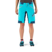 Načíst obrázek do prohlížeče Galerie, Biking Ride Dynastretch Shorts for Women blue front Dynafit Sport Raith
